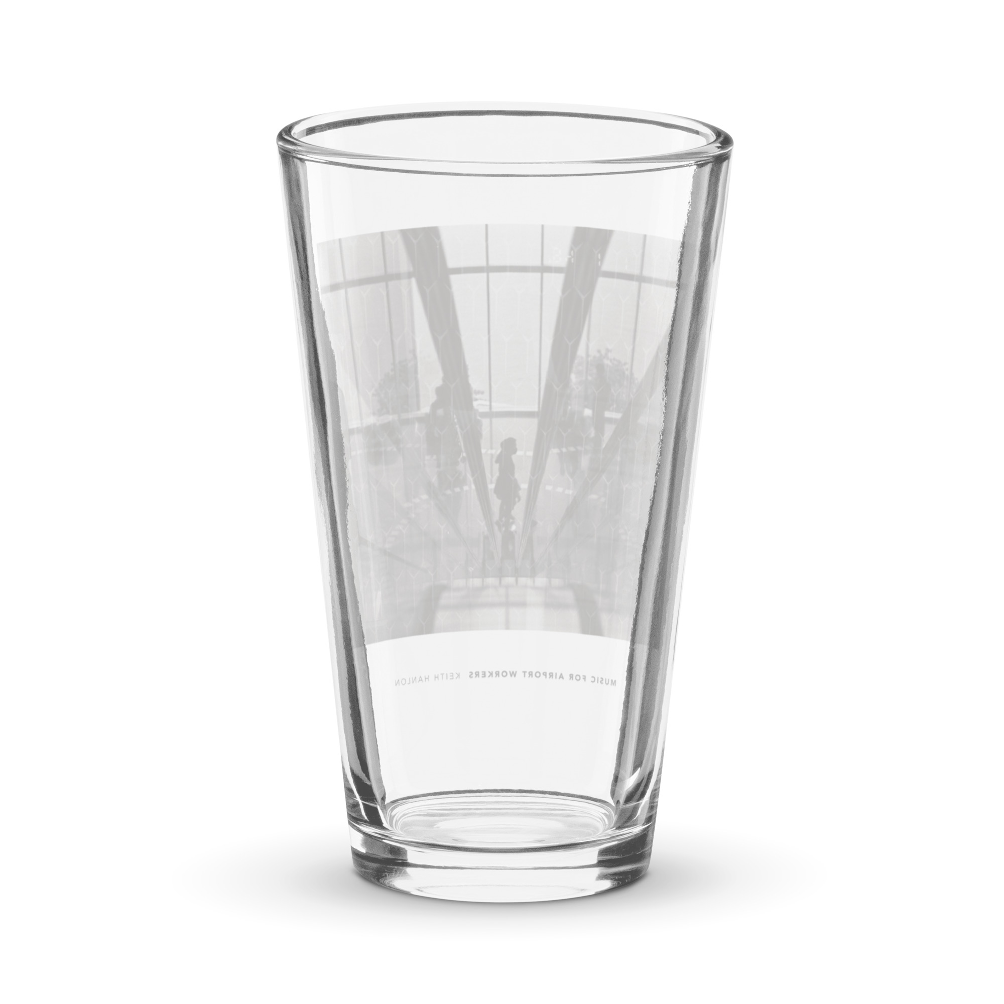 Music for Airport Workers Pint Glass - Image 2