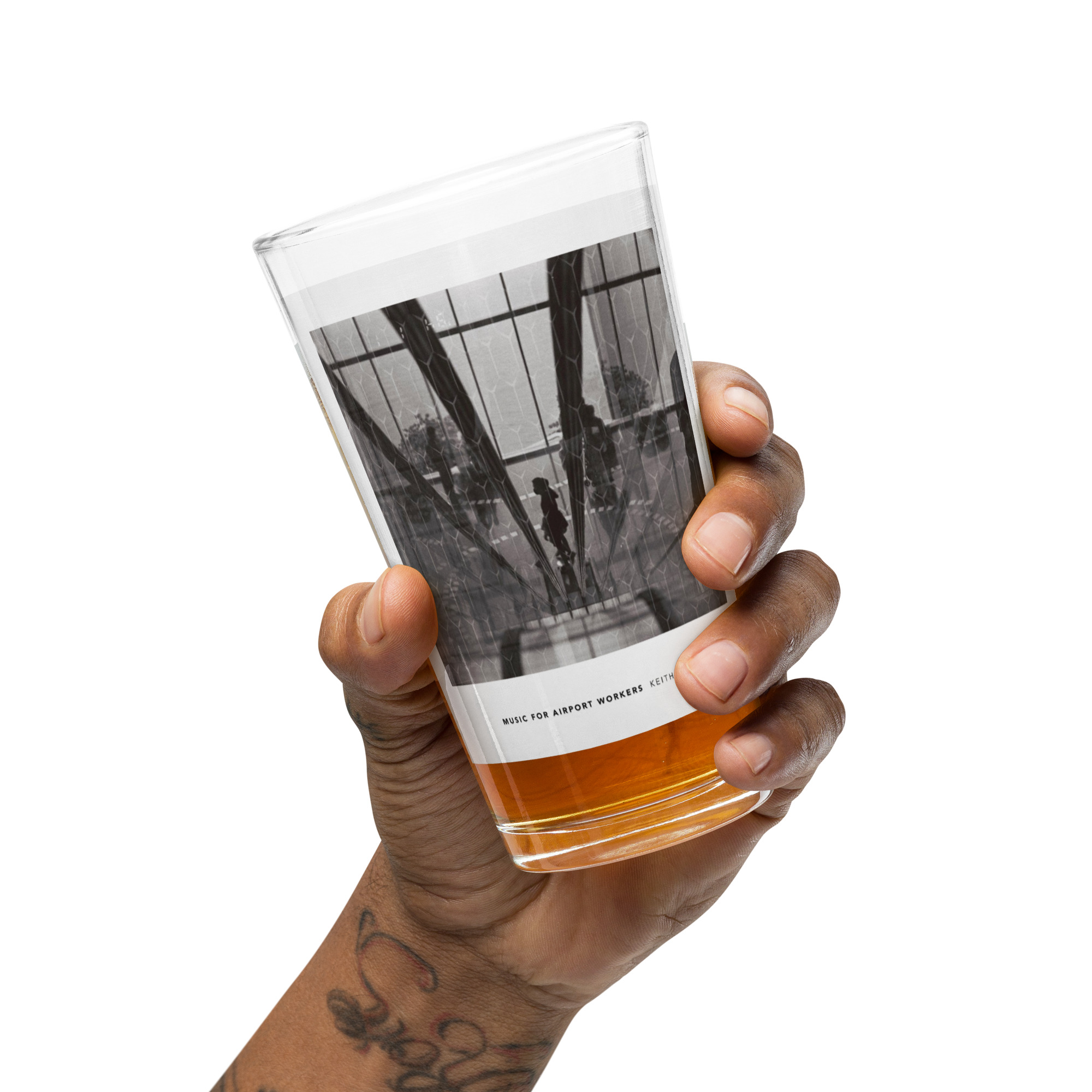 Music for Airport Workers Pint Glass - Image 5