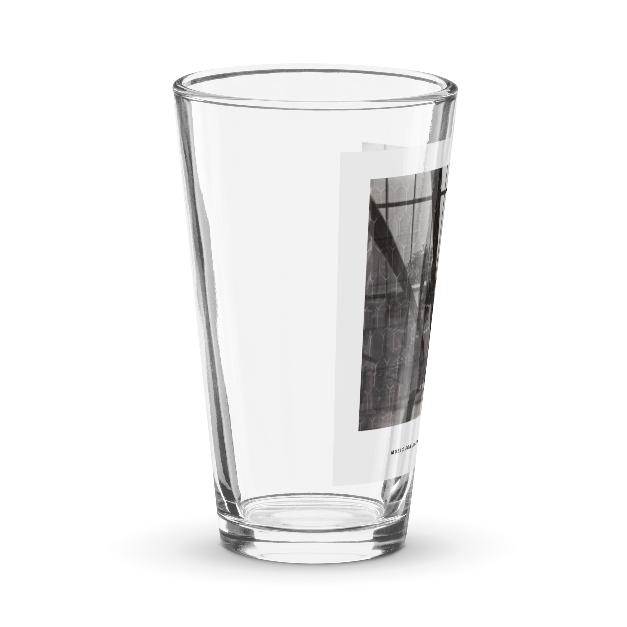 Music for Airport Workers Pint Glass - Image 3