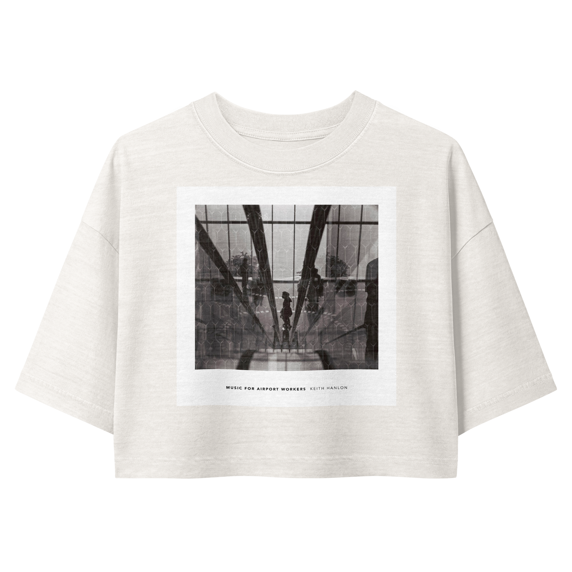 Music for Airport Workers Women’s Cropped Tee - Image 2